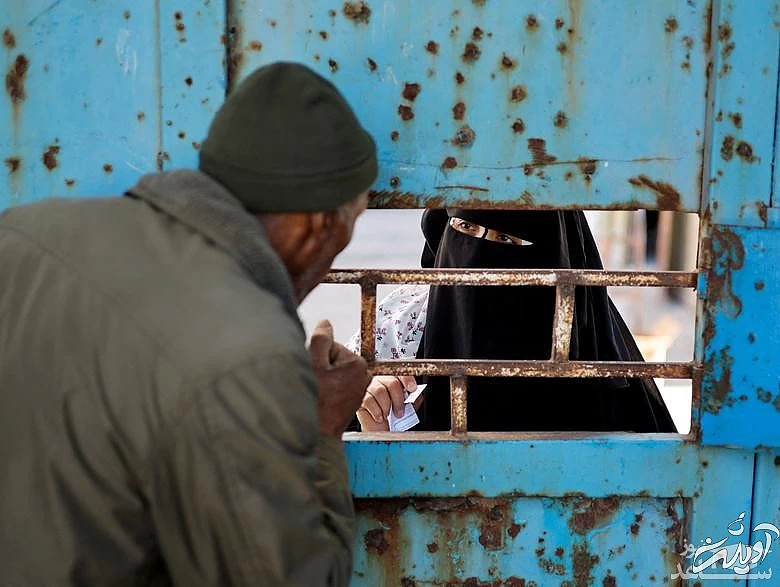 مرکز توزیع غذای رایگان سازمان ملل در نوار غزه/ رویترز